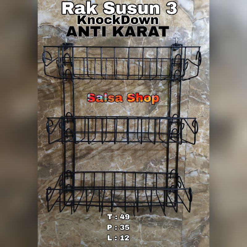 Jual free buble rak bumbu rak dapur rak shampo rak dapur serbaguna Rak ...