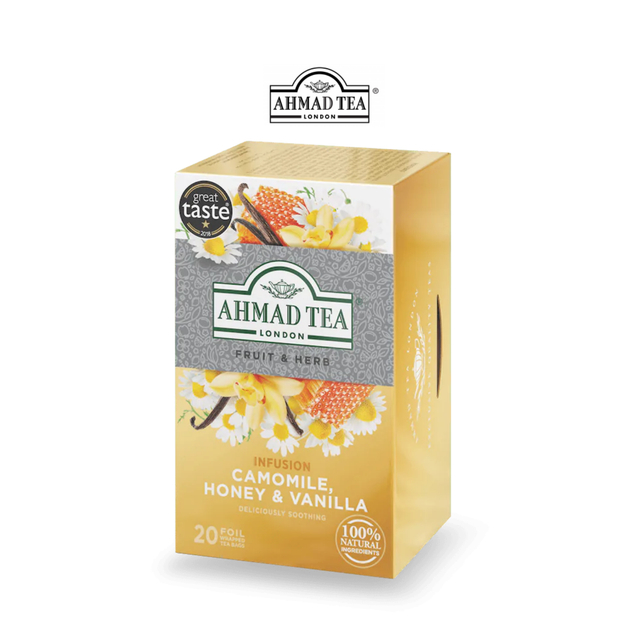 Jual Ahmad Tea Camomile, Honey & Vanilla Infusion 30gr (1.5gr x 20s ...