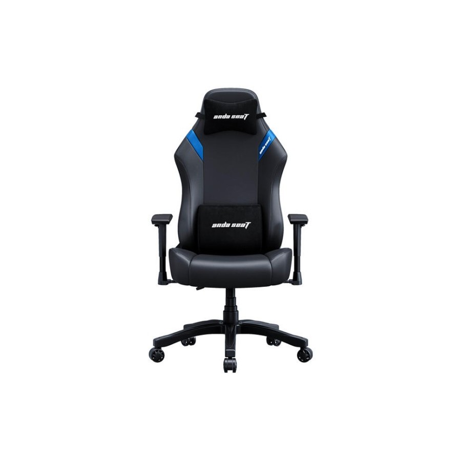 Jual KURSI GAMING ANDASEAT LUNA PVC BLACK BLUE | Shopee Indonesia