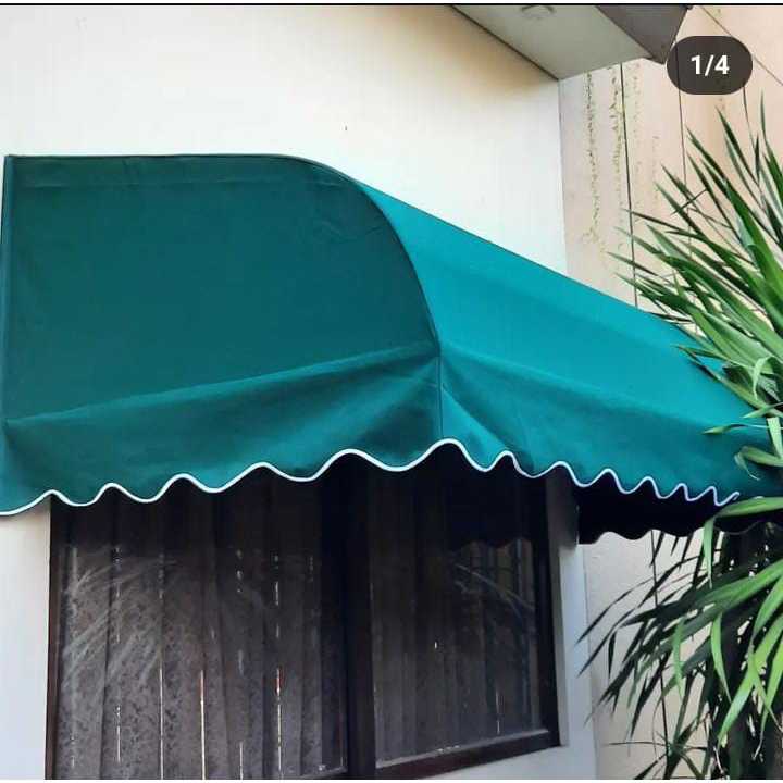 Jual Kanopi kain waterproof Auning model rumbai | Shopee Indonesia
