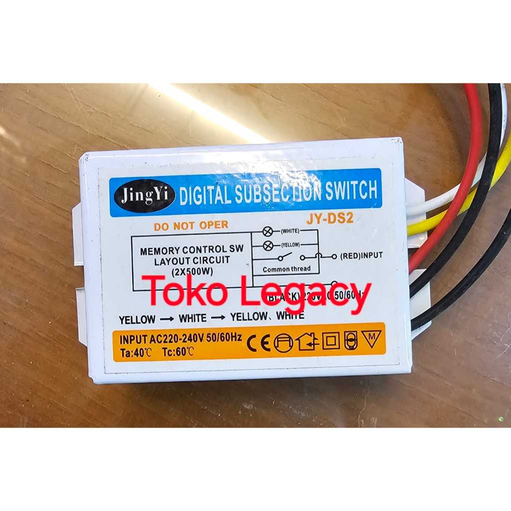 Jual SAKLAR REMOTE 2 CHANNEL 220VOLT / REMOTE CONTROL SWTICH 2WAY 220V ...