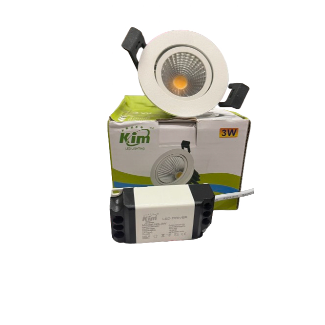 Jual KIM Downlight LED COB 3W,6W,9W,16W,,30W,40Watt SpotLight Cieling ...