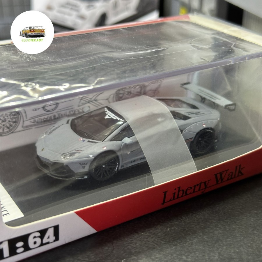 Jual JEC Lamborghini Aventador Fighter Works LBWK Liberty Walk Grey ...