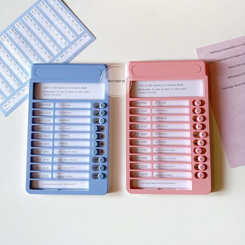 Jual SENMU MULTIFUNTIONAL SCHEDULE TRACKER - DAILY TIME PLAN | Shopee ...