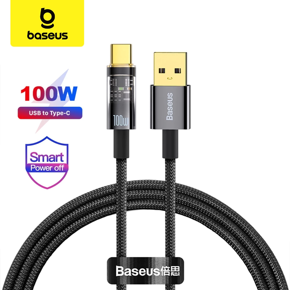 Baseus Kabel Data Type-C Automatic Power-Off Fast Charge