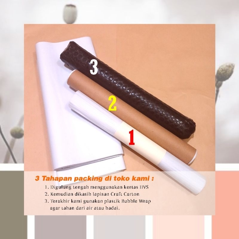 Jual kertas tisu packing ukuran 31x50 kertas packing olshop 1gulung 50 ...