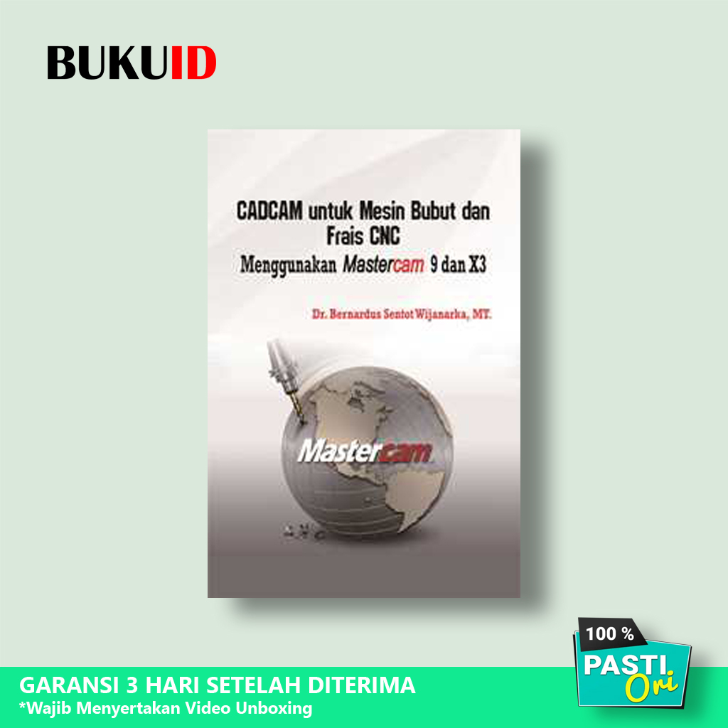 Jual Buku CADCAM Untuk Mesin Bubut Dan Frais CNC Menggunakan Mastercam ...