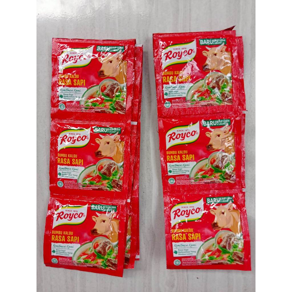 Jual 1 Renceng - Royco Ayam dan Sapi Isi 12 @ 9 Gram | Shopee Indonesia