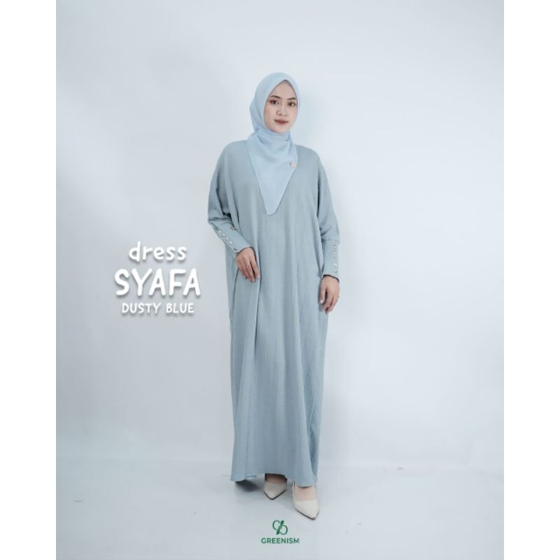 Jual [READY]SYAFA DRESS BY GREENISM || DAILY DRESS || ABAYA MUSLIMAH ...