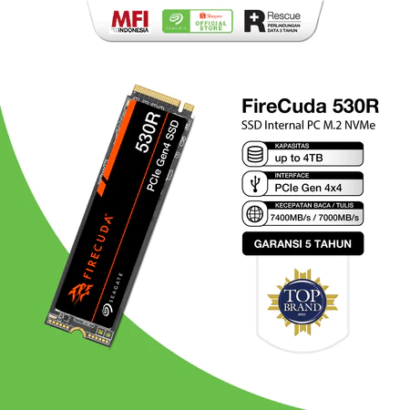 Seagate FireCuda 530R / 530 Refresh SSD Internal M.2 NVMe PCIe Gen 4