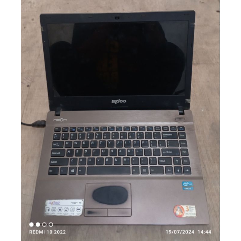 Jual Laptop Axioo neon W540EU/RNE Intel core i7 DDR3 kondisi Gagal ...