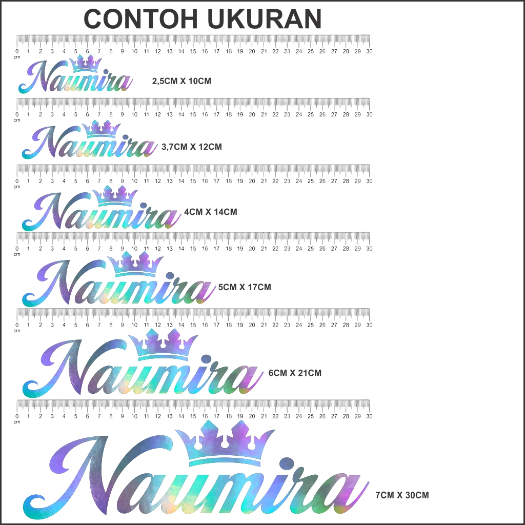 Jual Stiker Custom Request Nama Sendiri Sticker Nama Stiker Nama ...