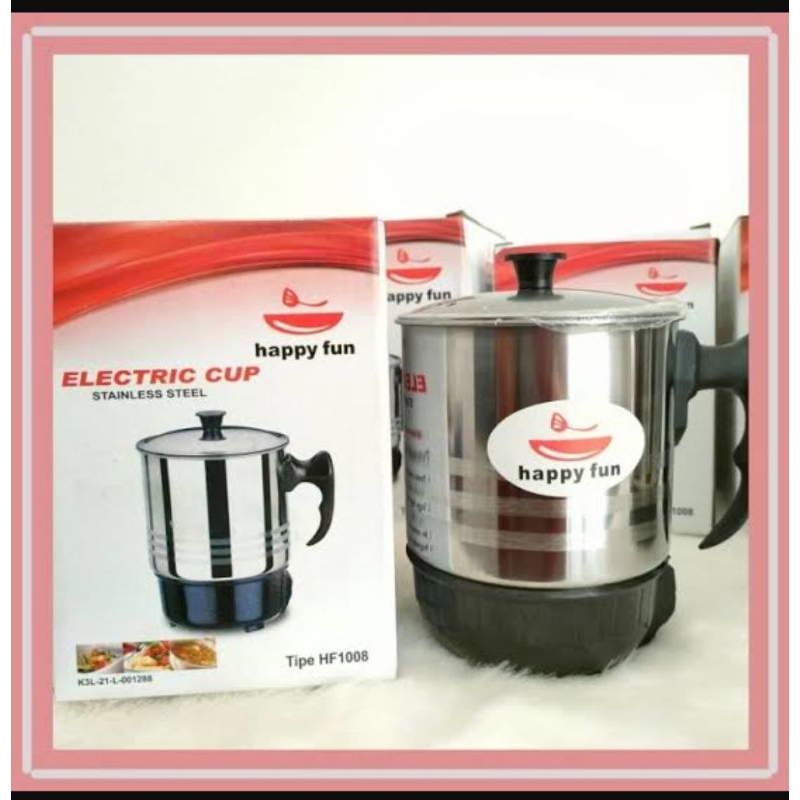 Jual Teko Mug Listrik Pemanas Air Mini Elektrik Stainless Steel Ukuran ...