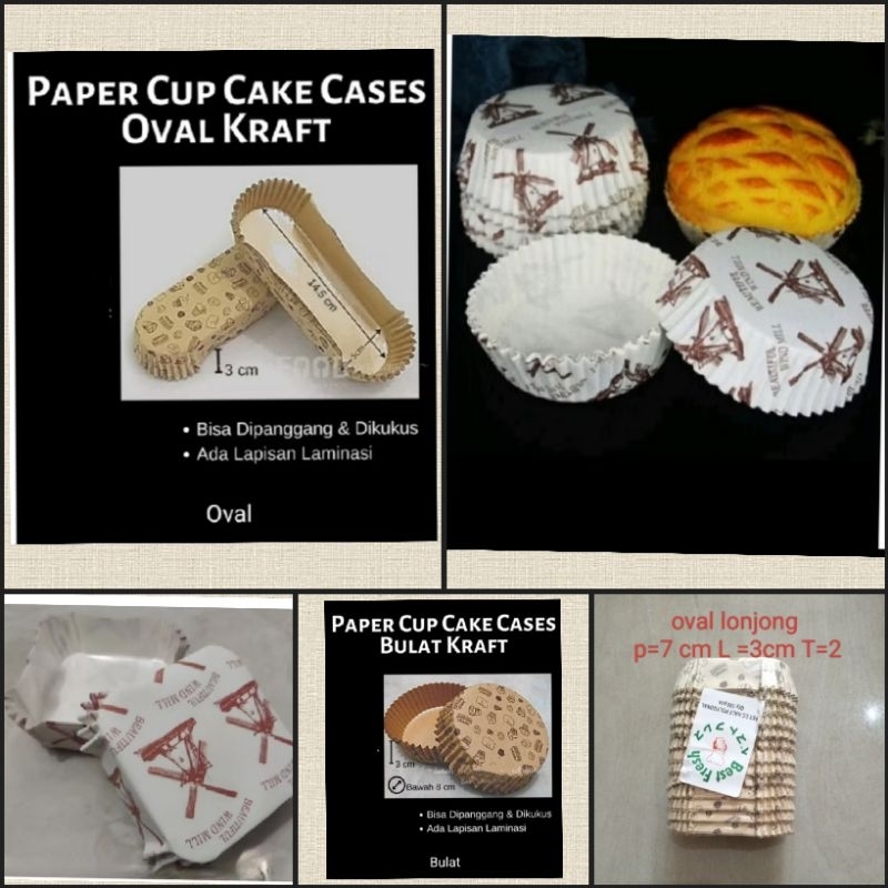 Jual 50pc Brown Paper cup case Roti bulat 8cm dan 9cm | Shopee Indonesia