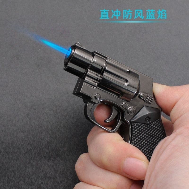 Jual Mancis Korek Api Model Pistol Revo Mini Gun Gantungan Kunci ...