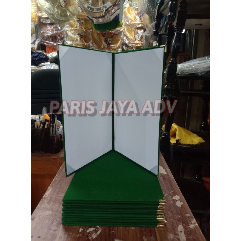 Jual map kantor map beludru map mewah map garuda coating untuk kertas ...