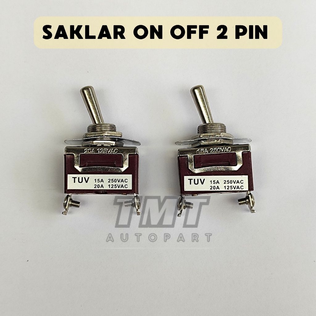 Jual Saklar 2 Pin / Saklar 2 Kaki / Switch On Off Besi 2 Pin | Shopee ...