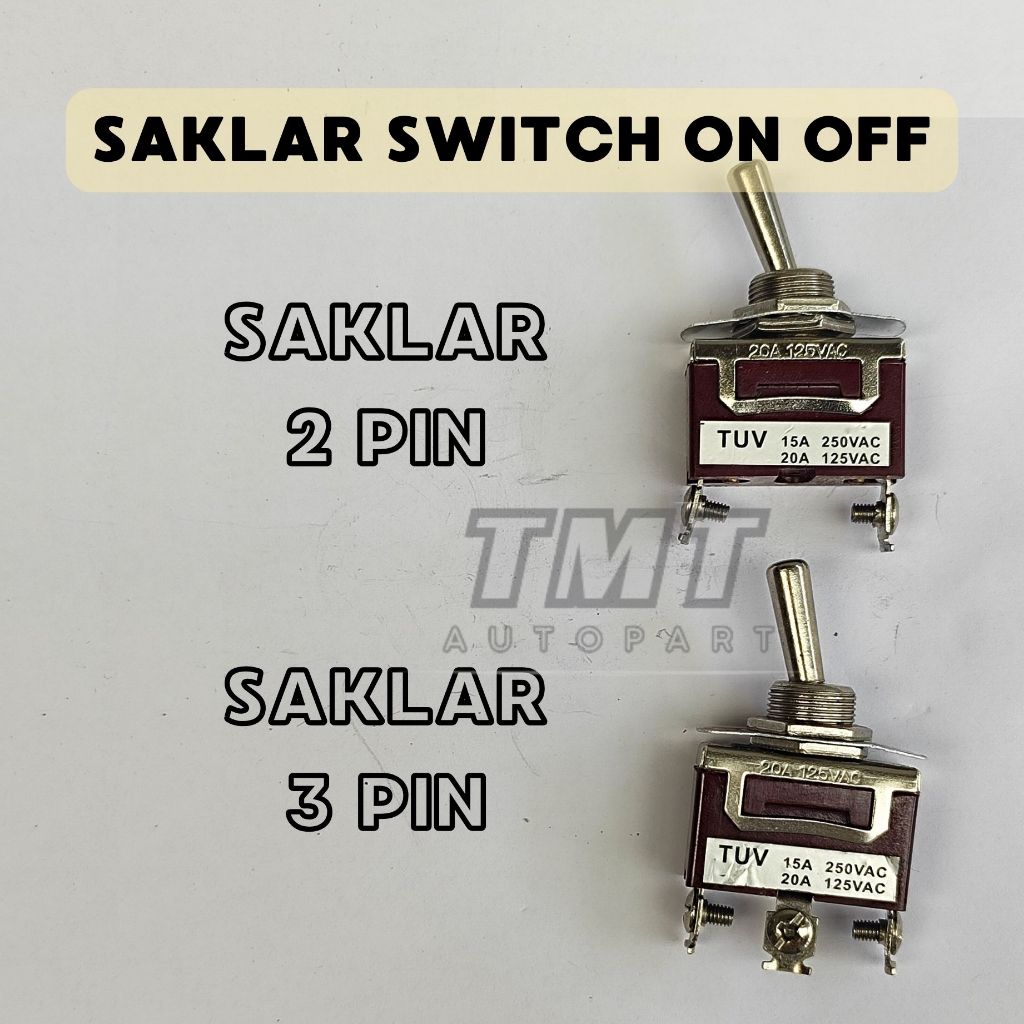 Jual Saklar Switch On Off Besi 2 Pin 3 Pin | Shopee Indonesia