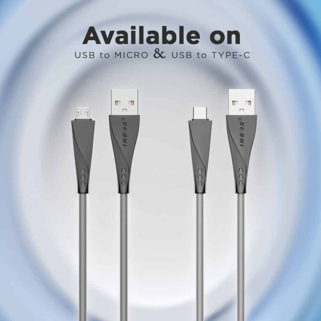 Jual INBOX KT-01 Kabel Data 2.4A Micro Type C Charger Fast Charging ...