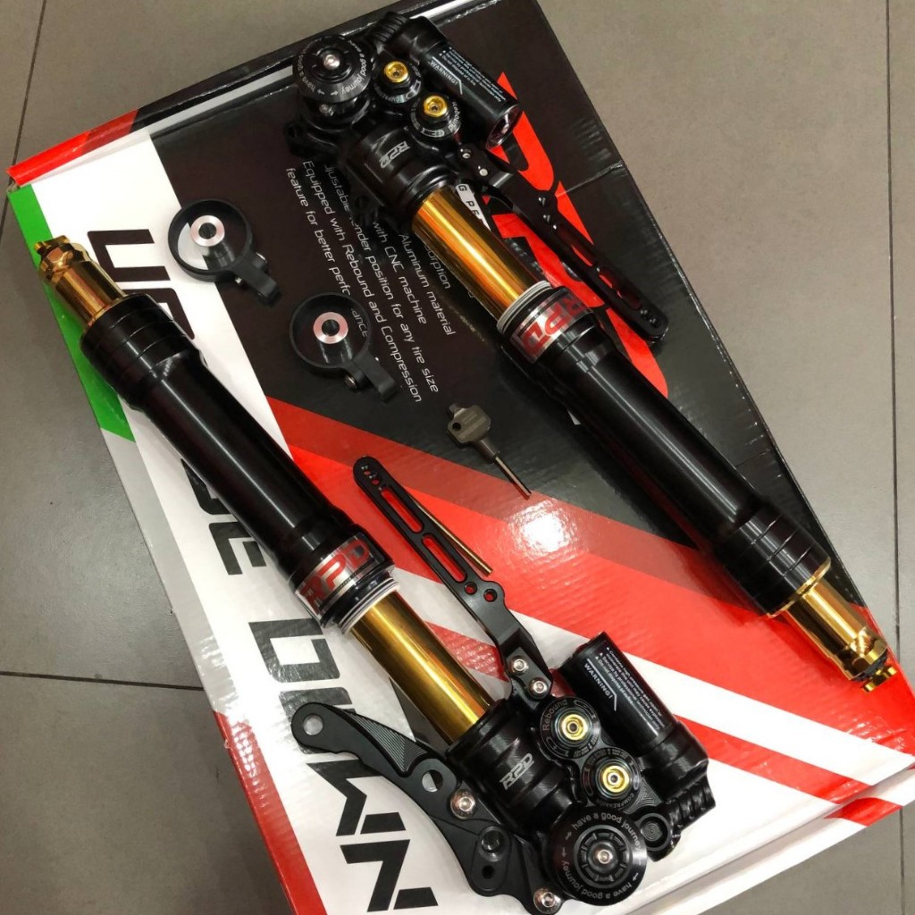 Jual Shockbreaker Shock Skok Depan USD Upside Down RPD Axial 432mm for ...