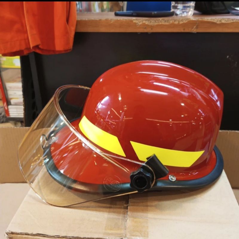 Jual HELM PEMADAM KEBAKARAN SOS FULLGARD FIRE HELMET DAMKAR ANTI API ...