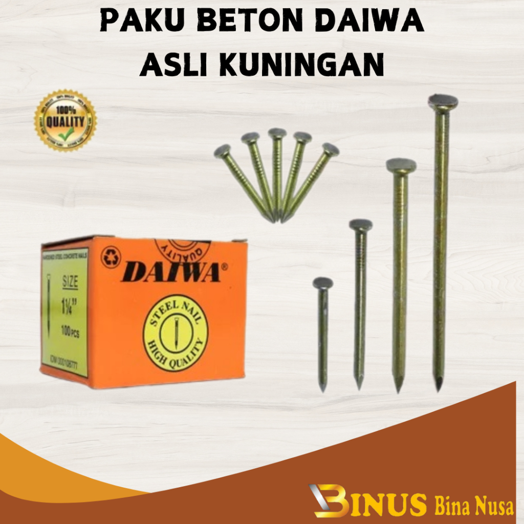Jual PAKU BETON DAIWA | semua ukuran lengkap warna kuning | Shopee ...