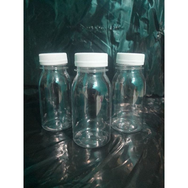 Jual botol plastik kapsul, madu, zam zam, 60ml tranparan satu pak isi ...