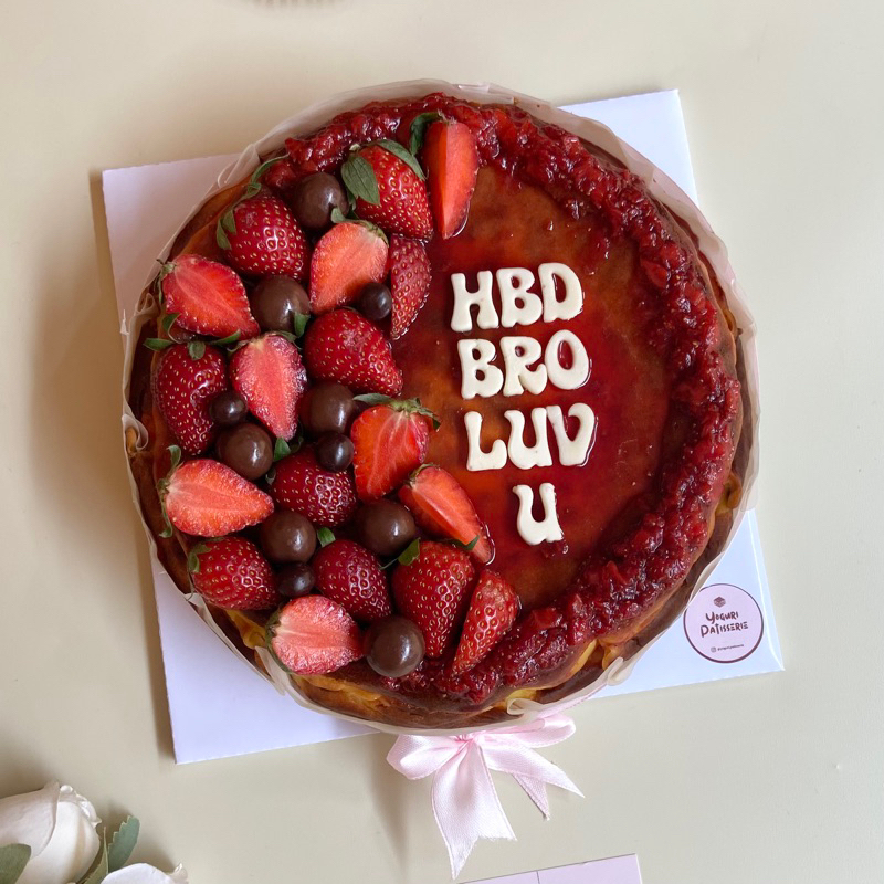 Jual Basque Burnt Cheesecake | 20 cm | Shopee Indonesia