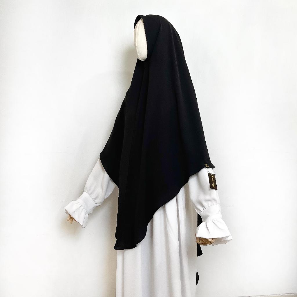 Tsurayya Khimar Jema Nonped Bahan Mazen Anti UV By Sultan Free Cadar Tali
