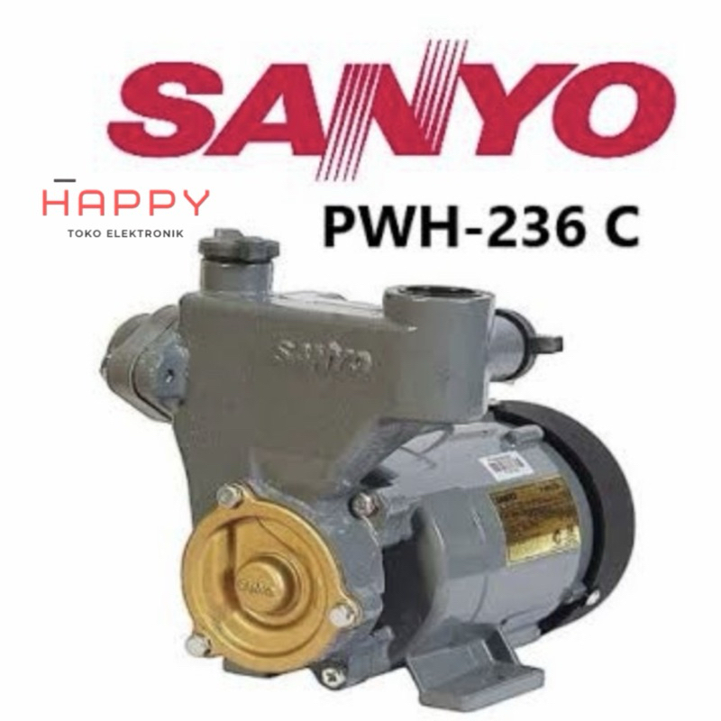 Jual Pompa sumur dangkal SANYO PWH 236C / SANYO PWH 236C non auto ...