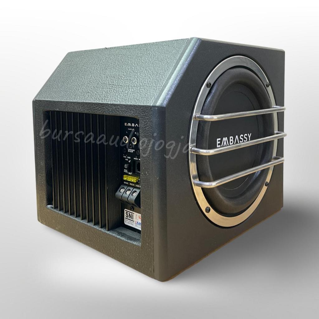 Jual SUBWOOFER AKTIF 8 Inch DOUBLE WOOFER EMBASSY ZEUS DUAL SUBWOFER ...