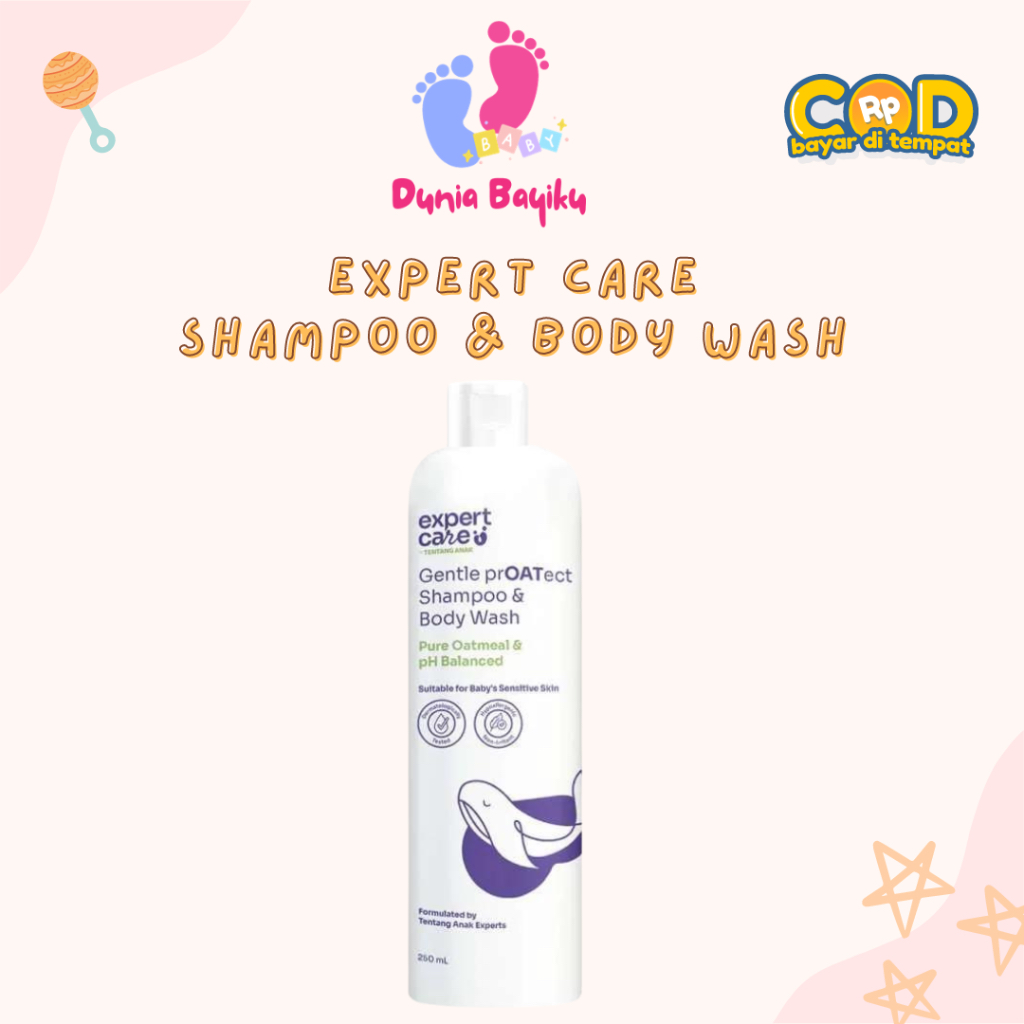 Jual Expert Care 2in1 Shampoo and Body Wash with Colloidal Oatmeal l