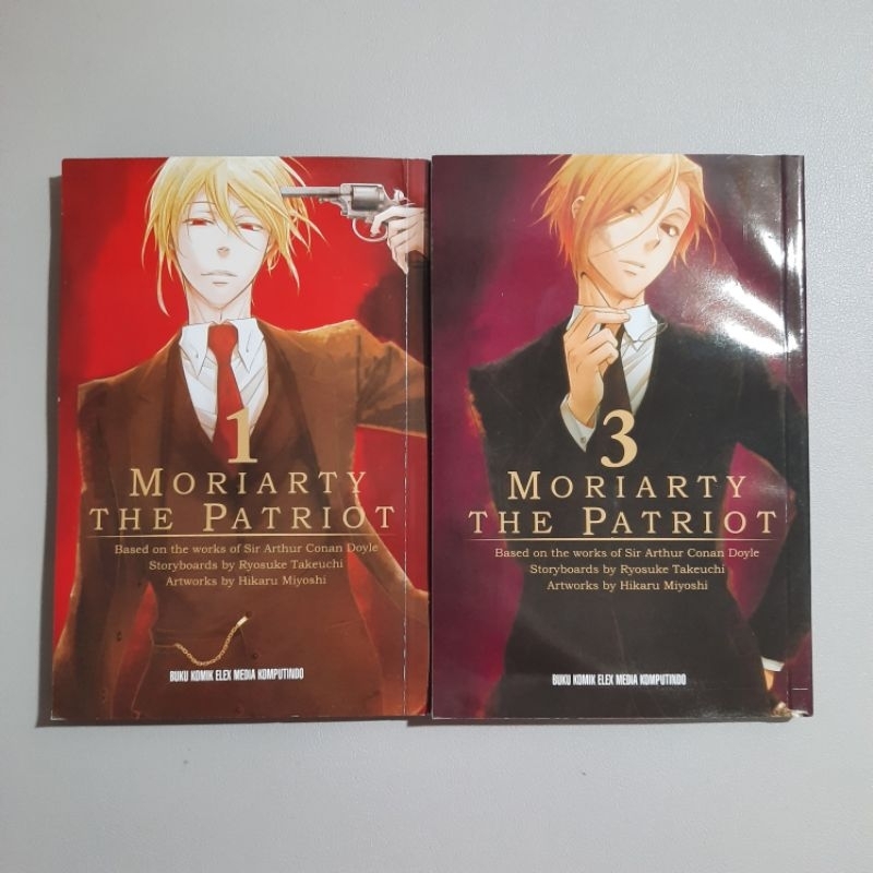 Jual PRELOVED KOMIK MORIARTY THE PATRIOT (MTP) BY RYOSUKE TAKEUCHI ...