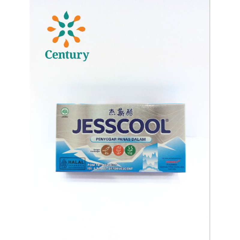 Jual Jesscool Penyegar Panas Dalam 6 tablet effervescent / Panas Dalam ...