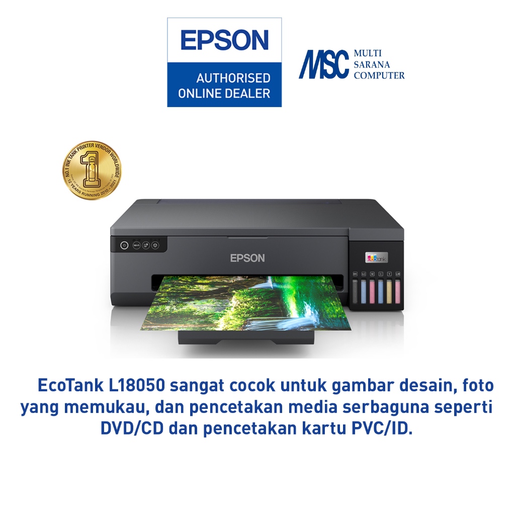 Jual EPSON Printer L18050 L-18050 L 18050 Wifi Foto ID Card A3 / A3 ...