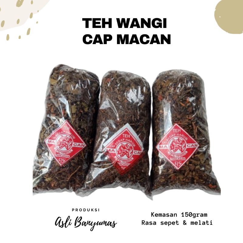 Jual TEH WANGI CAP MACAN | KHAS BANYUMAS | HARGA TERJANGKAU | FREE GIFT ...