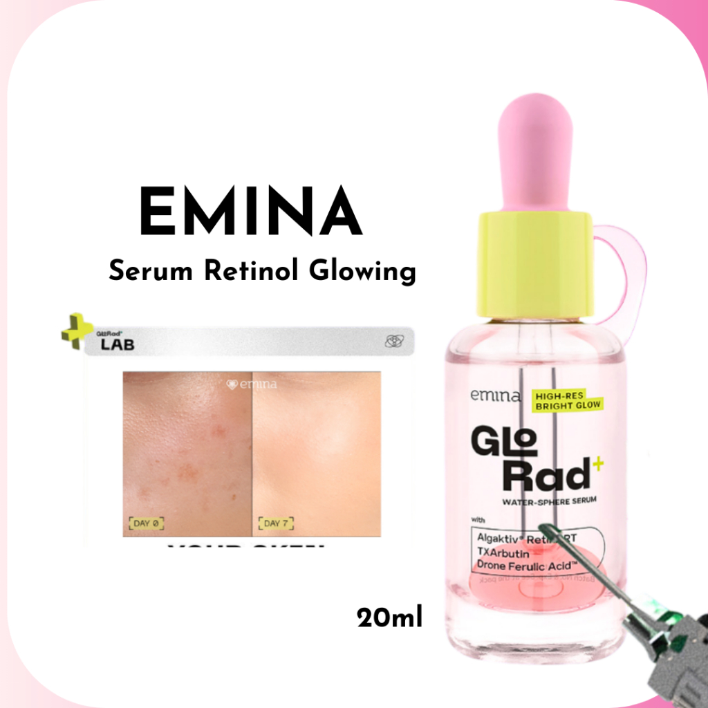 Jual Emina Glorad Water Sphere Serum 20ml/Retinol Art Serum/Serum Wajah ...