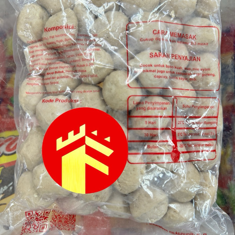 Jual BAKSO WARISAN AB MERAH 319 50 PCS 700 GR BAKSO SAPI WARISAN AB 319 ...