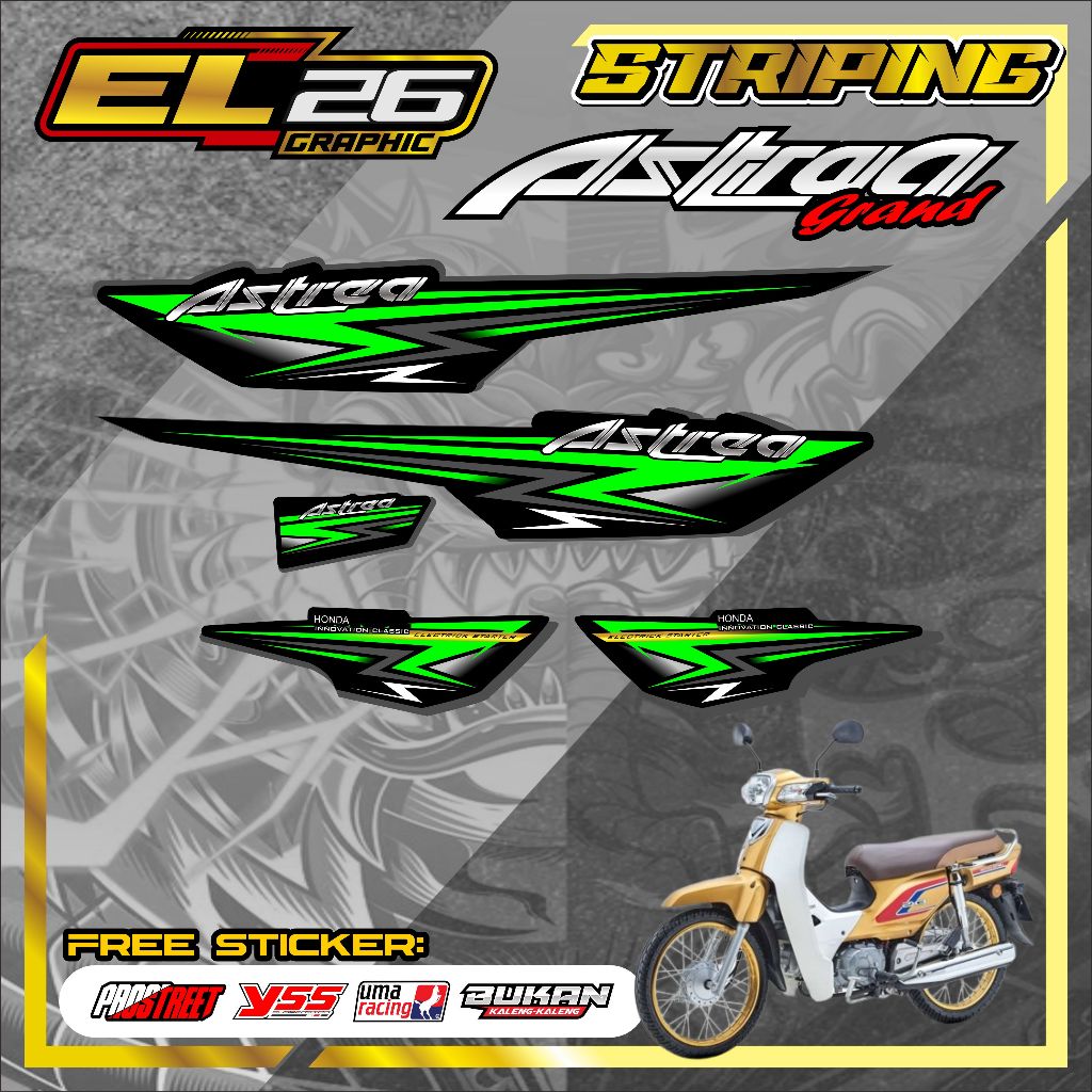 Jual 415 STRIPING STICKER HONDA ASTREA GRAND - STRIPING HONDA ASTREA ...