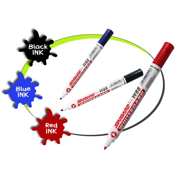 Standard - Whiteboard Marker W88 ( Spidol yang bisa dihapus ) (6)