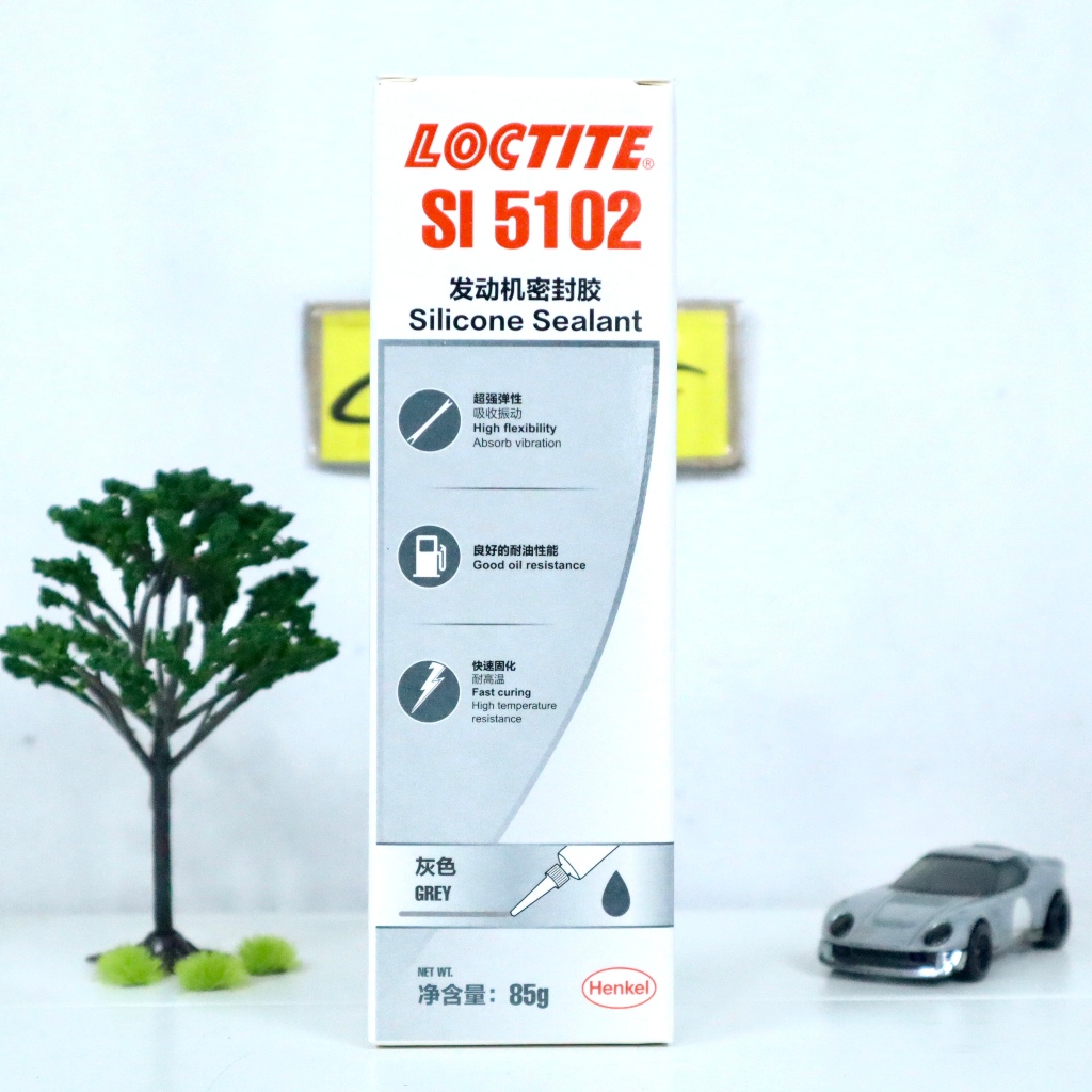 Jual Loctite SI 5102 85gr Grey Silicone RTV Sealant Lem Gasket Maker ...