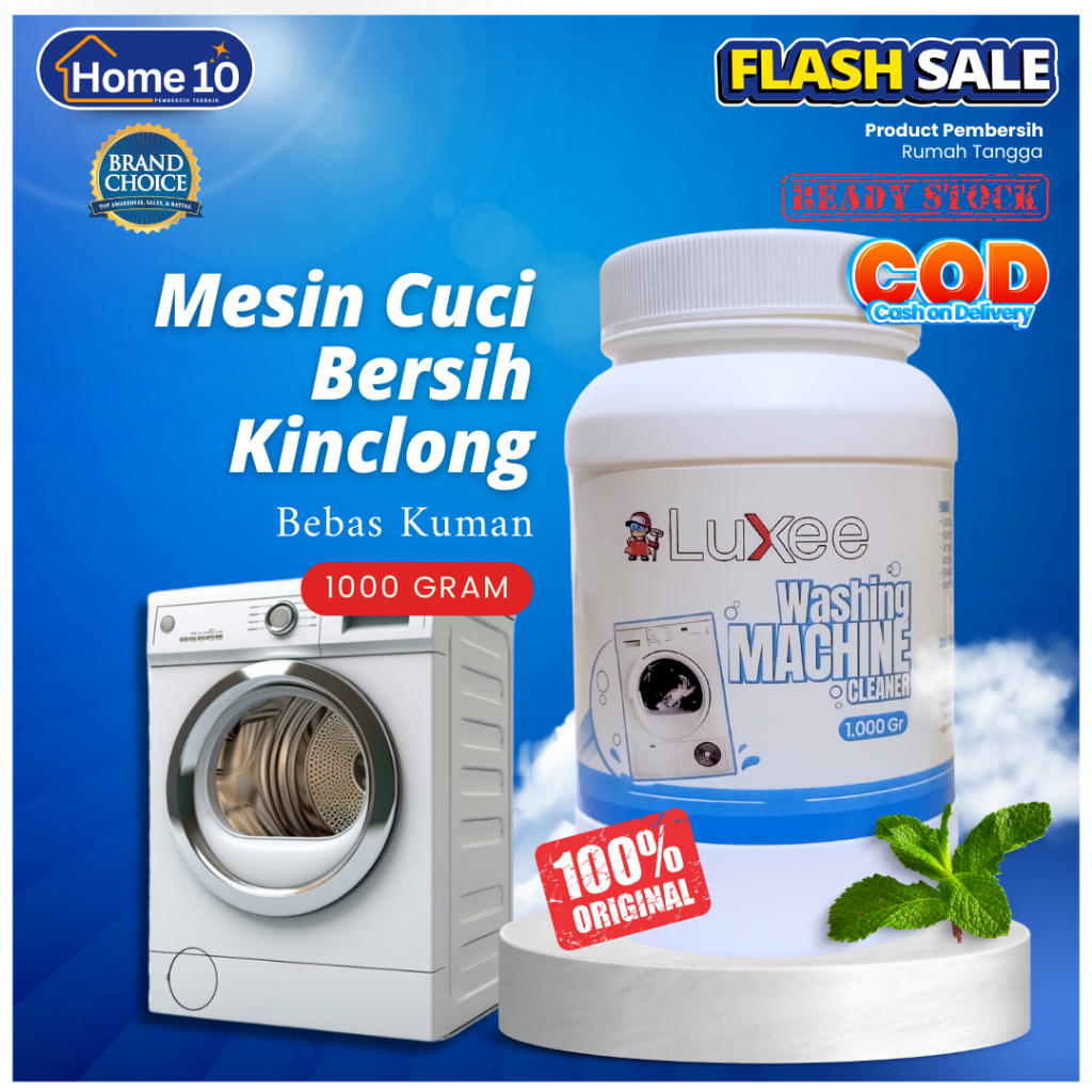 Jual pembersih mesin cuci ampuh 1Kg I Home10 - Luxee | Shopee Indonesia