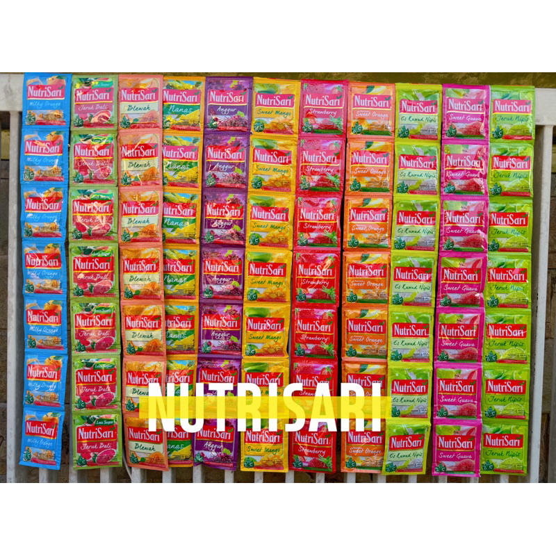 Jual NUTRISARI MINUMAN ALL VARIAN 1 renteng isi 10pcs | Shopee Indonesia