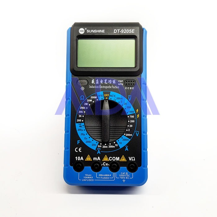 Jual MULTITESTER DIGITAL SUNSHINE DT9205E / DT-9205E | Shopee Indonesia