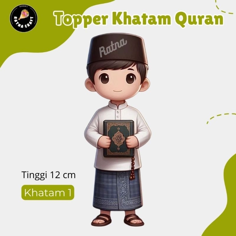 Jual Topper Khatam Quran | Topper Wisuda TPA | Topper Khataman ...