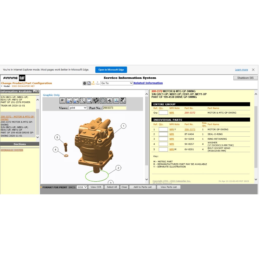 Jual Software Caterpillar CAT SIS EPC 2021.1 ET 2019C dengan Video Cara ...