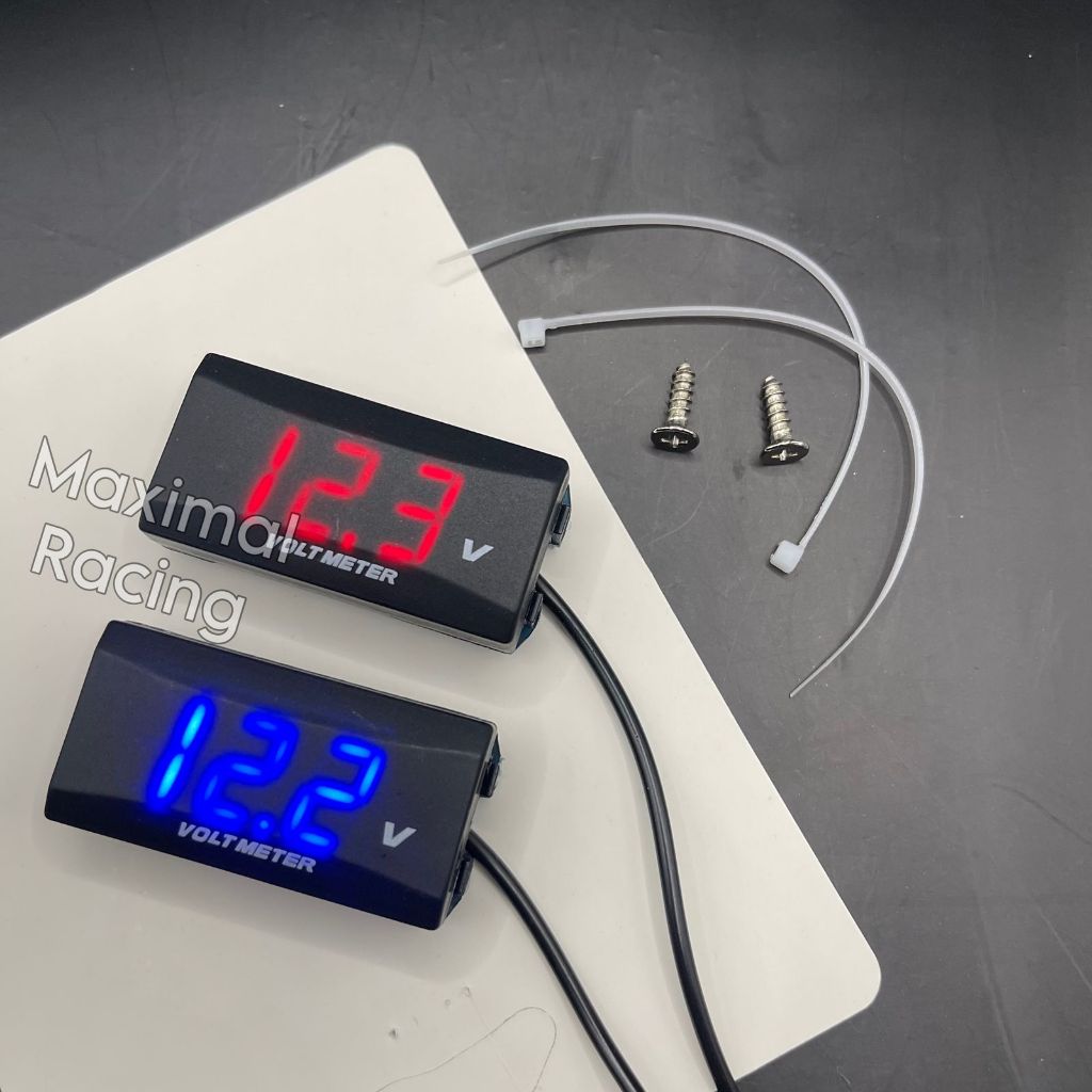 Jual Voltmeter Volt meter X-CASE Waterproof High Quality Universal ...