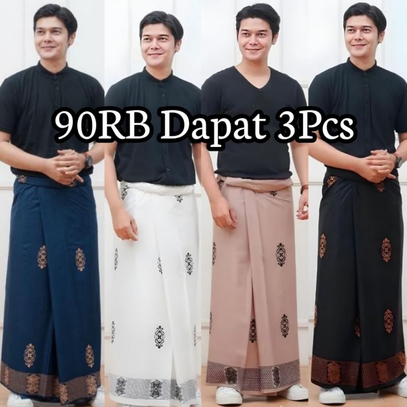 100 Dapat 3pcs || Motif  Sarang Tawon Gus Iqdam Series Sarung Dewasa Viral Kekinian Terbaru Batik Murah