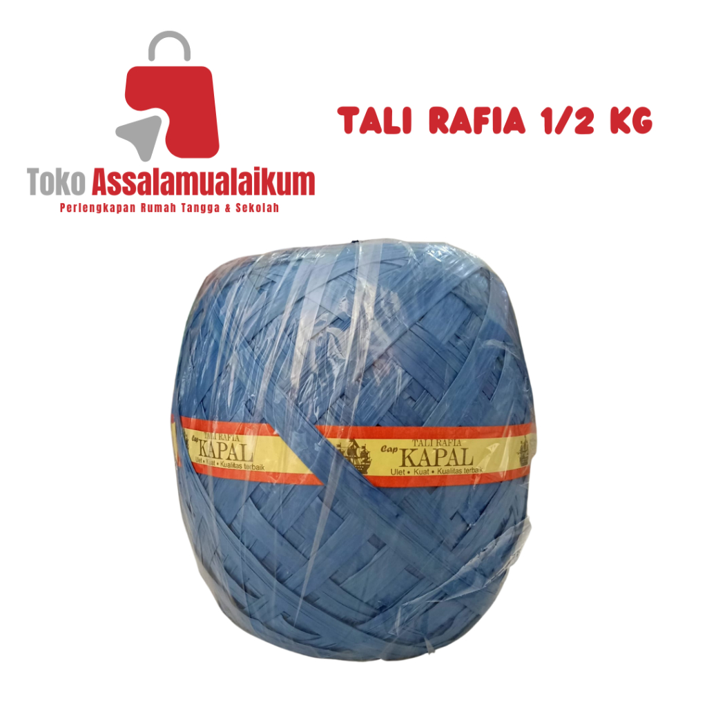 Jual TALI RAFIA 1/2 KG CAP KAPAL | Shopee Indonesia