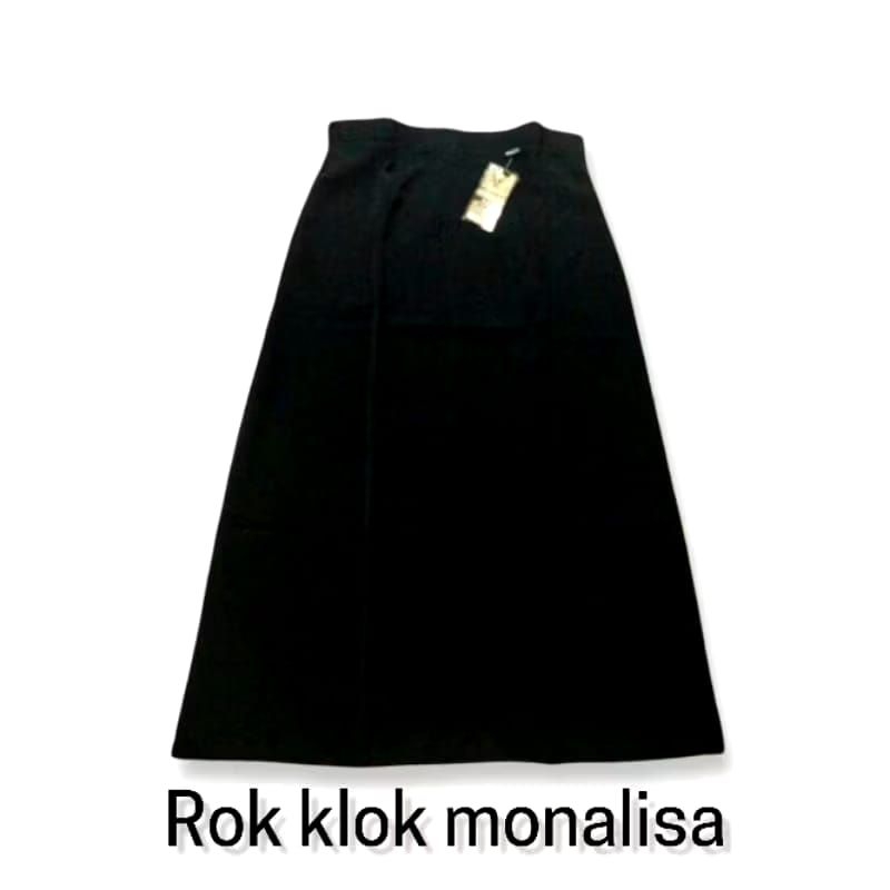 Jual Rok Monalisa | Rok Kerja | Rok Hitam | Rok Klok Rok Span | Shopee ...